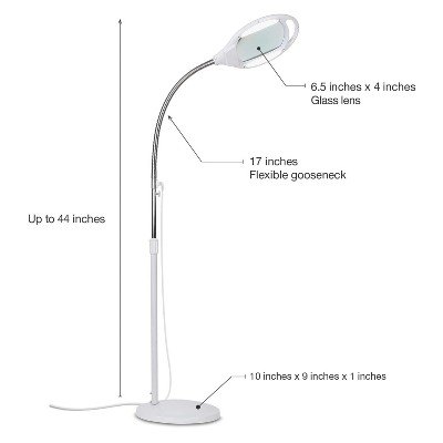 5 Gooseneck Floor Lamp Target, Lavish Home 5 Led Flexible Adjustable Floor Lamp