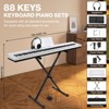 SUGIFT 88 Key Digital Piano Keyboard, Portable Full-Size Electric Piano for Beginners with Semi-Weighted Keys, Complete Kit - 4 of 4