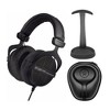  beyerdynamic DT 990 PRO Studio Headphones (Ninja Black, Limited  Edition) Bundle with Hard Shell Headphone Case (2 Items) : Musical  Instruments