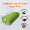 Sol Living Yoga Bolster Pillow with Removable Cover Rectangle - 4 of 4