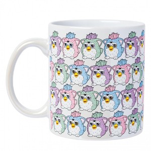 Adult Furby Pastel Pattern Pearlescent 20 oz. Ceramic Mug - 1 of 4