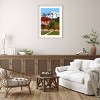 31" x 41" Autumn leaves and Snow Mountains by Hiroyuki Izutsu Wood Framed Wall Art Print - Amanti Art - 4 of 4
