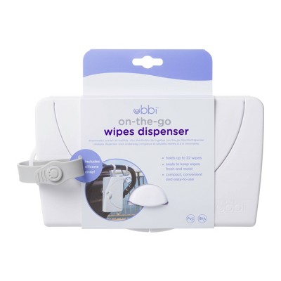 Ubbi On-the-Go Wipes Dispenser - White