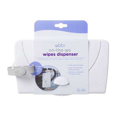 Image of Ubbi On-the-Go Wipes Dispenser - White