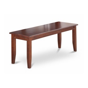 HomeStock Dining Bench with Wooden Seat - 1 of 4