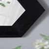 SEVOBAL Bathroom Vanity Mirrors Modern Hexagon Mirror with Durable Solid Wood Frame Scratch-Resistant Glass, Black, 18.5"*18.5"*0.7" - 4 of 4
