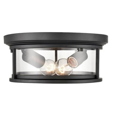 Millennium Lighting Bresley 2 - Light Flush Mount in  Powder Coat Black