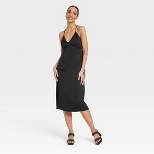 Women's Cut Out Midi Slip Dress - A New Day™