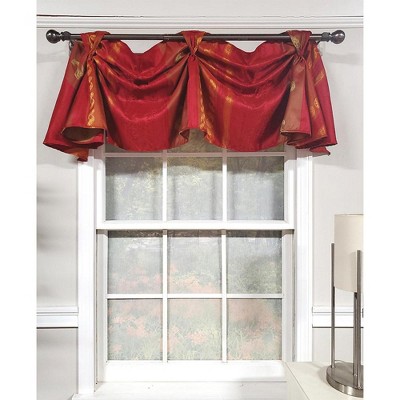 Nikoleta Hand Pleated Tab Top Cotton Valance 36" x 18"