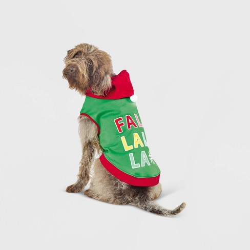 Falalala Dog Hoodie L Wondershop