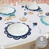 Big Dot of Happiness Strike Up the Fun Bowling Birthday Party or Baby Shower Paper Charger and Table Decorations Chargerific Kit Place Setting for 8 - 2 of 4