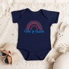 The Juniper Shop Free To Shine Rainbow Baby Bodysuit - 2 of 3