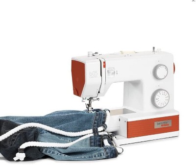 Bernette b05 Crafter White and Orange Mechanical Sewing Machine