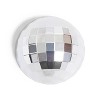 U Brands 4ct Disco Ball Magnets Silver - 4 of 4