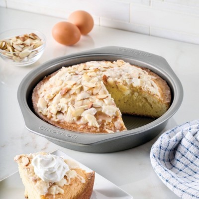 Circulon 9-Inch Gray Nonstick Round Aluminum Cake Pan