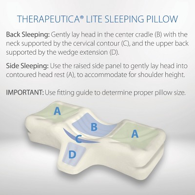 Therapeutica Orthopedic Memory Foam Neck Support Pillow