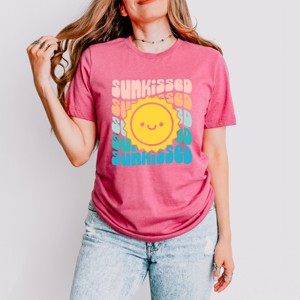 Simply Sage Market Sunkissed Stacked Sun Colorful Short Sleeve Tee - 1 of 4