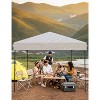 10'x10' Pop Up Canopy Tent, Easy to Set Up and Take Down, Waterproof UV for Farmer Market, Party, Event, Patio, Black - 2 of 4