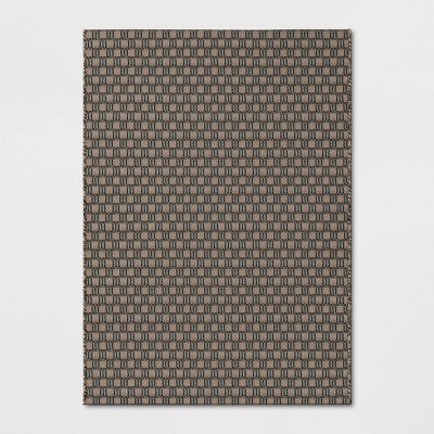 5' x 7' Geometric Outdoor Rug Gray - Project 62™