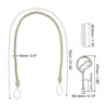 Unique Bargains Braided Decorative with Screw Hooks & Bolts Curtain Holdback Cord 6 Pcs - 2 of 4