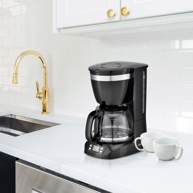 Brentwood 10 Cup Digital Coffe Maker in Black   , 2 of 5