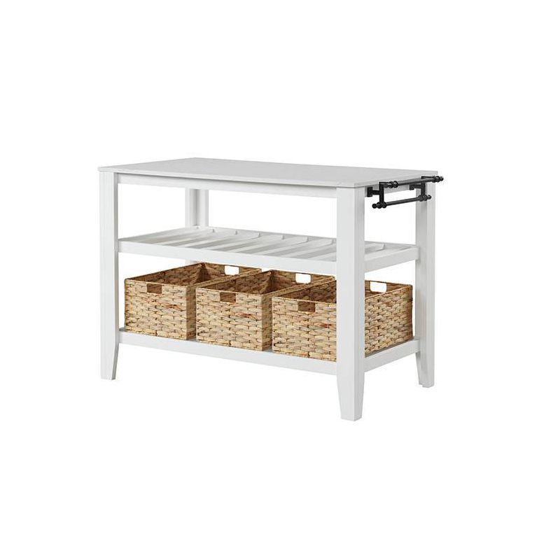 50&#34; Sezye Kitchen Carts and Islands White Finish - Acme Furniture, 6 of 9