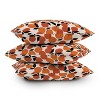 20"x20" Oversize Alisa Galitsyna Orange Garden Square Throw Pillow Orange - society6 - 4 of 4