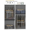 TIRAMISUBEST 4-Door Wardrobe Armoire Closet, 74'' Tall Freestanding Wood Storage Cabinet with 2 Hanging Rods ¨C White Bedroom Organizer - 4 of 4