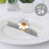 Big Dot of Happiness Fall Pumpkin - Halloween or Thanksgiving Party Paper Napkin Holder - Napkin Rings - Set of 24 - 2 of 4