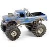 1974 Ford F-250 Monster Truck with 66-Inch Tires Blue "Bigfoot #1" (Dirty Version) 1/18 Diecast Model Car by Greenlight - 2 of 4
