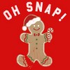 Girl's Lost Gods Christmas Oh Snap Gingerbread Cookie T-Shirt - 2 of 4