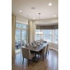 Progress Lighting Mingle 4-Light Pendant, Brushed Nickel, Etched Parchment Glass Shade - 2 of 3