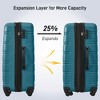 Kumasinova 4Pcs Hardshell Luggage Sets+8 Travel Bags,Lightweight ABS Spinner Suitcases,Airline-Approved Spinner Luggage with TSA Lock - 4 of 4