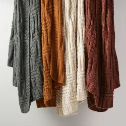 Basket Weave Knit Throw Blanket - Threshold™ designed with Studio McGee