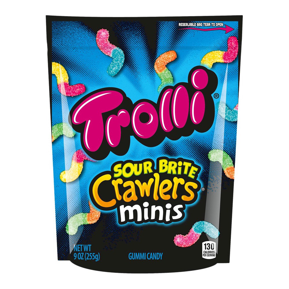 UPC 041420110252 product image for Trolli Sour Brite Crawlers Minis Gummi Candy - 9oz | upcitemdb.com