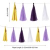 Unique Bargains Party Decoration Reusable Strong Rope Tassel Garland Banner 20 Pcs - 2 of 4