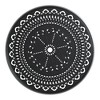 NicBex 39.37" Outdoor Dining Table,Round Patio Table with Black Frame and Umbrella Hole for 4 Chairs,Outdoor Furniture,Black - 4 of 4