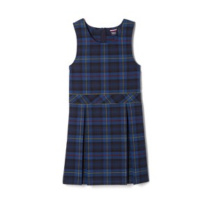 French Toast School Uniform Girls Plaid Box Pleat Jumper - 1 of 3