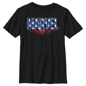 Boy's Marvel Classic American Star Logo T-Shirt - 1 of 4