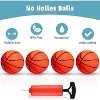 Kids Bathtub Basketball Hoop with 4 Soft Balls Strong Suction Cup Mold Free Bath Toys for Toddlers - 3 of 4