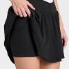 Women's Woven Shirred Skort - All In Motion™ - 4 of 4