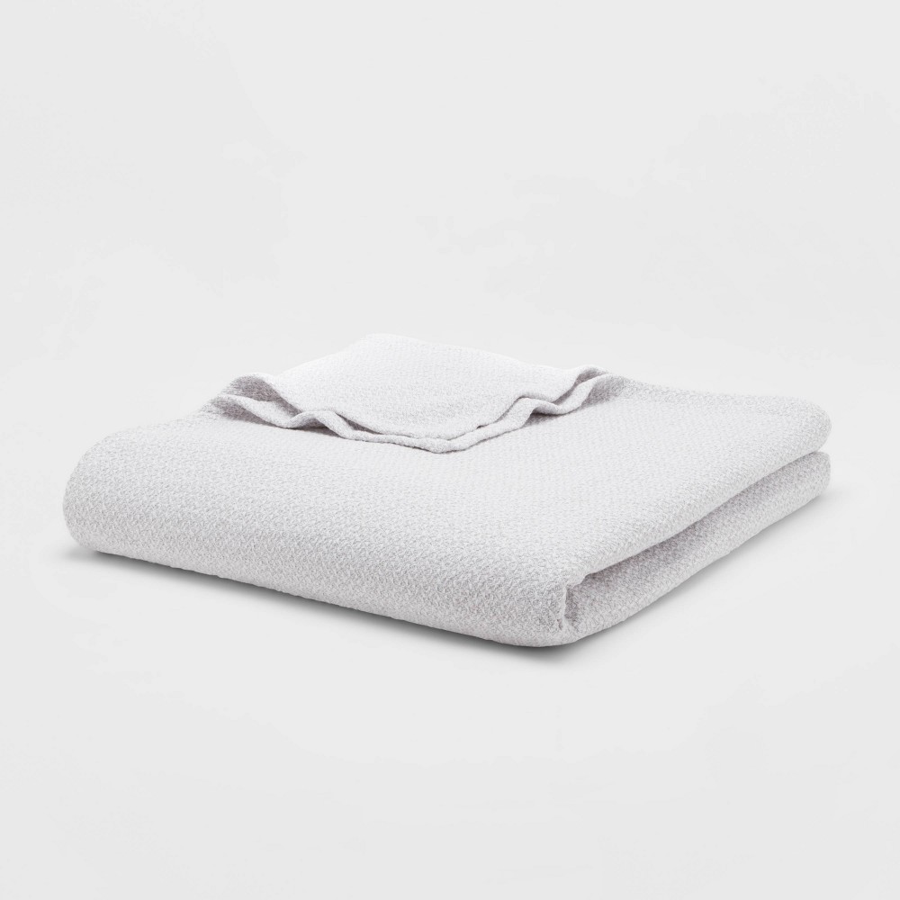 King 100% Cotton Bed Blanket Gray - Threshold™