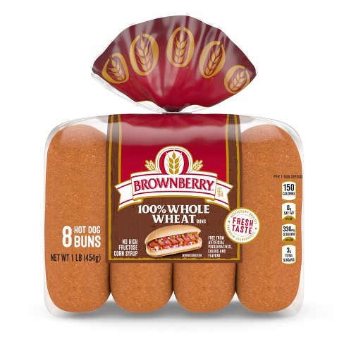 Brownberry Wheat Hot Dog Buns - 454g - image 1 of 4