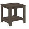 HomeRoots Set of Three 42" Oak Coffee Table With Three Shelves - 4 of 4