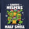 Boys' - Teenage Mutant Ninja Turtles - Santas Helpers In A Half Shell Short Sleeve Graphic T-Shirt - 2 of 4