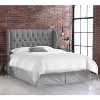 Skyline Furniture Tufted Woven Upholstered Wingback Headboard - 2 of 4