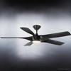 Urban Ambiance Luxury Transitional Ceiling Fan 14.25''H x 60''W,  Midnight Black Finish,  Albany Collection, UHP9370 - 4 of 4