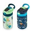 Contigo 14oz 2pk Plastic Cleanable Kids' Water Bottles - 3 of 4