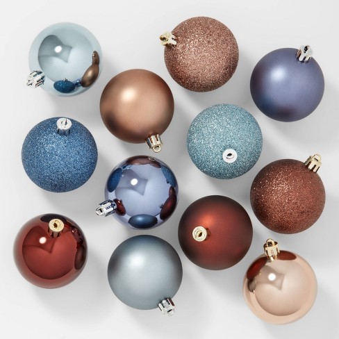 50ct Shatter-resistant Round Christmas Tree Ornament Set - Wondershop ...