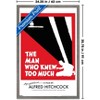 Trends International Alfred Hitchcock - The Man Who Knew Too Much (1954) Framed Wall Poster Prints - 3 of 4